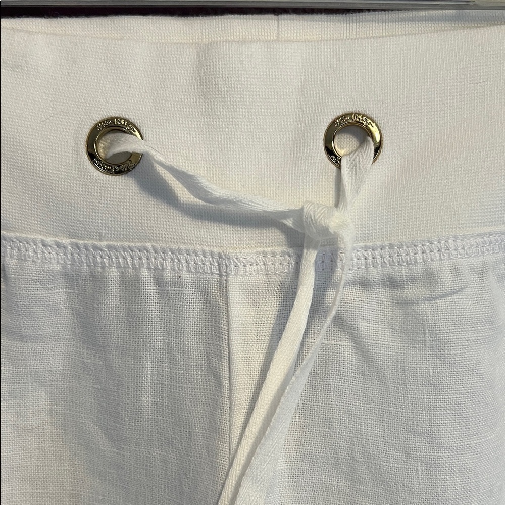 Lilly Pulitzer White Wide Leg Linen Pants - Picture 2 of 5
